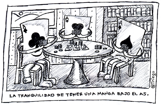 tener un as en la manga