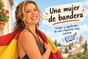 ser una mujer de bandera
